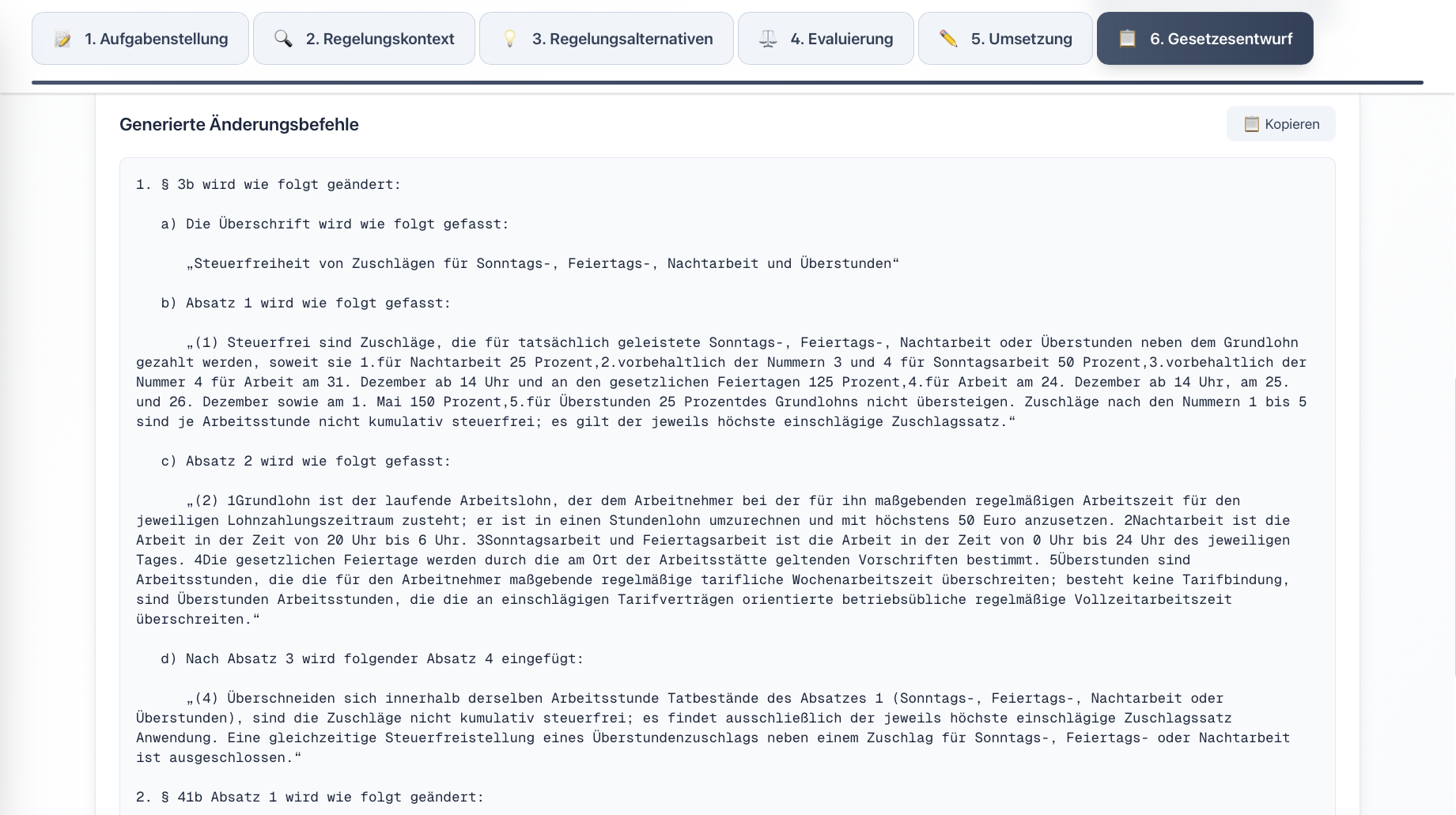 LegisLLM screen 11