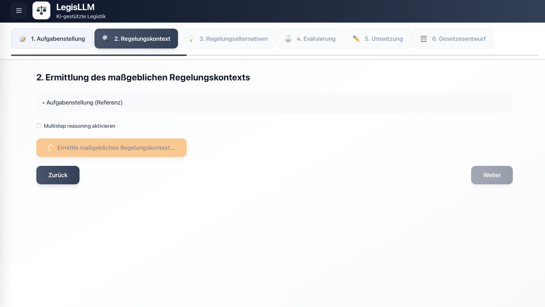 LegisLLM screen 2