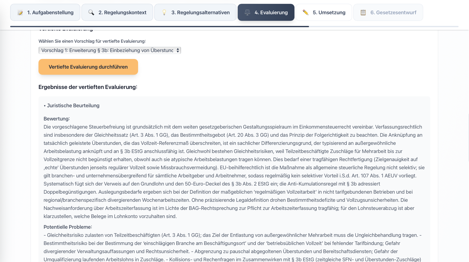 LegisLLM screen 7